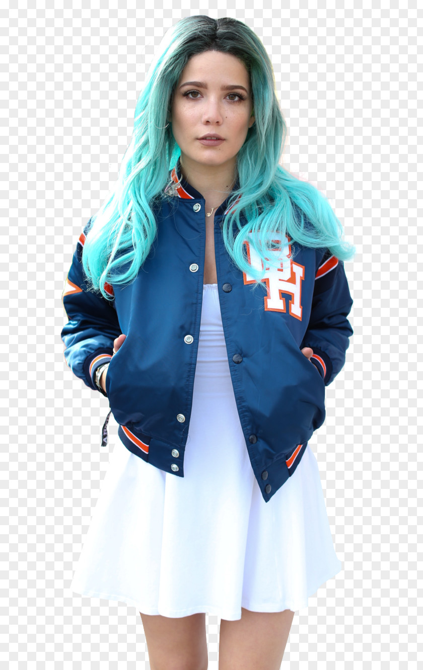 Hair Halsey Blue Hairstyle Wig PNG