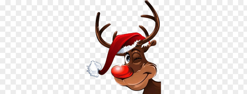 Santa Claus Reindeer PNG Reindeer, brown reindeer clipart PNG
