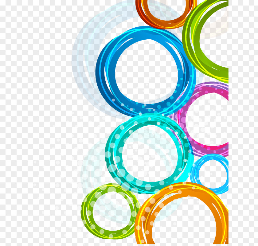 Vector Colorful Circles Royalty-free Color Clip Art PNG