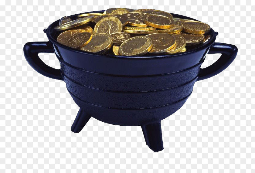 Black Container Filled With Coins Money Gold Coin PNG