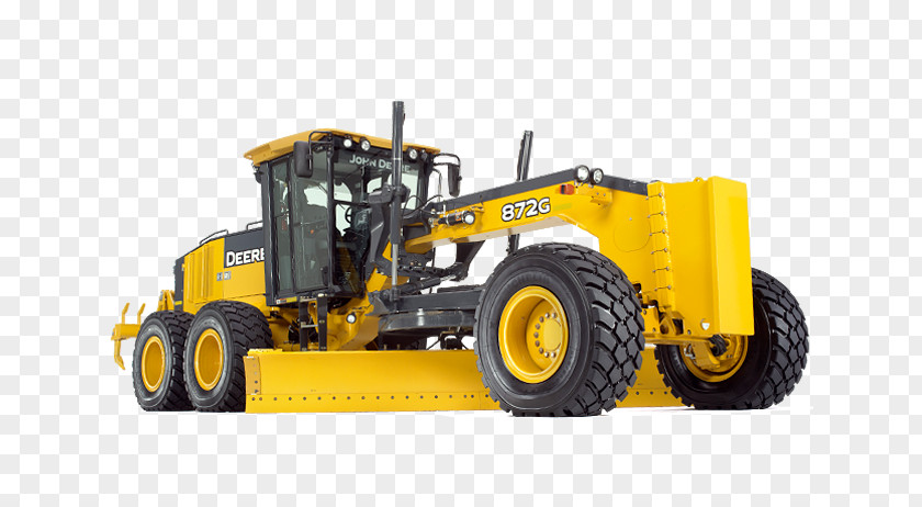 Motor Grader John Deere Bulldozer Tractor Machine PNG