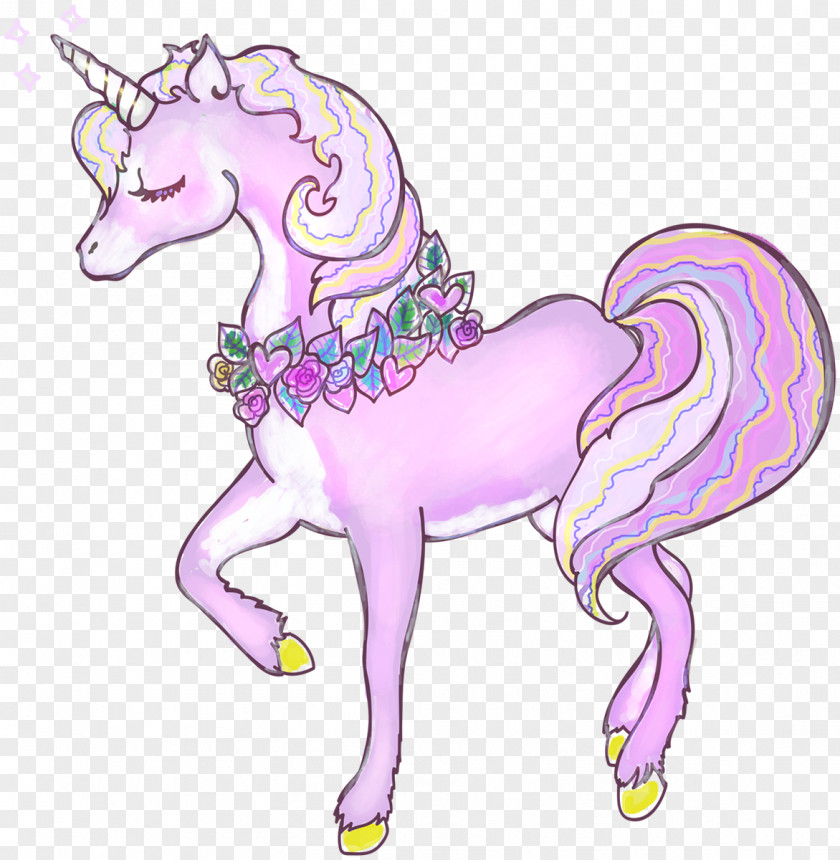 Unicorn Birthday Clip Art PNG