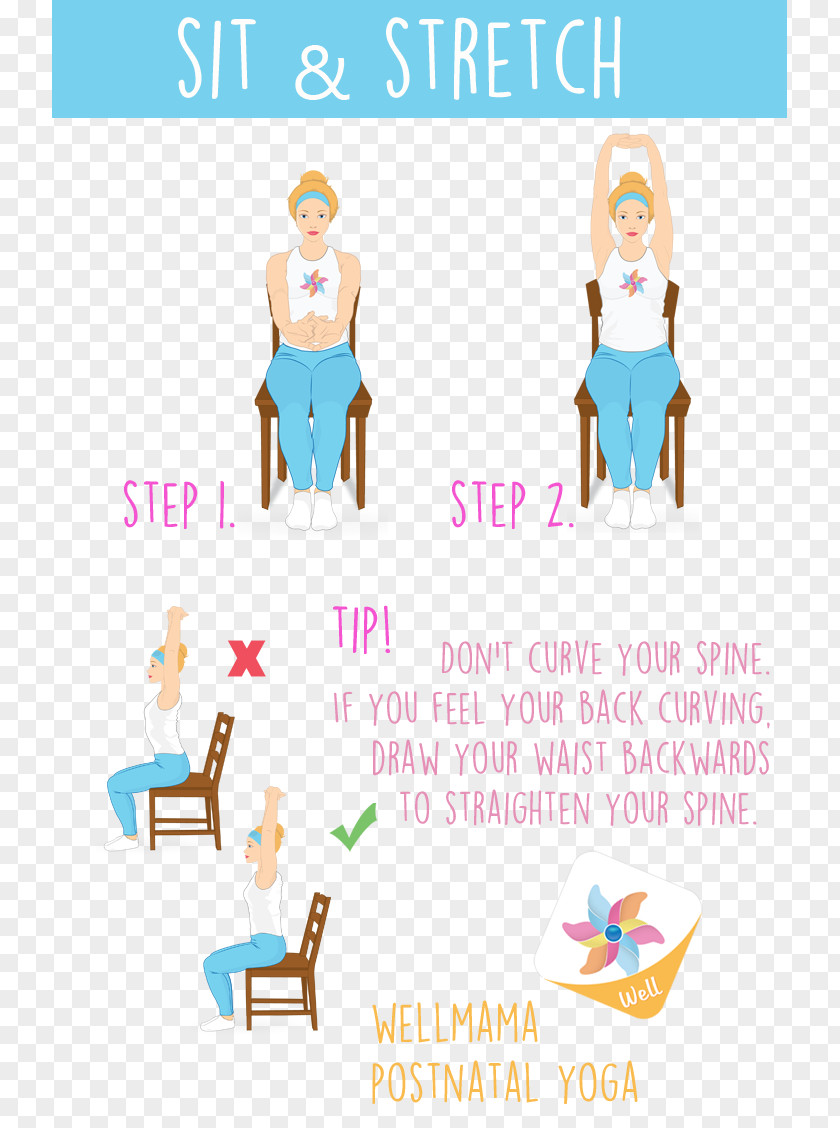 Bed Top Stretching Human Back Postpartum Period Clip Art PNG