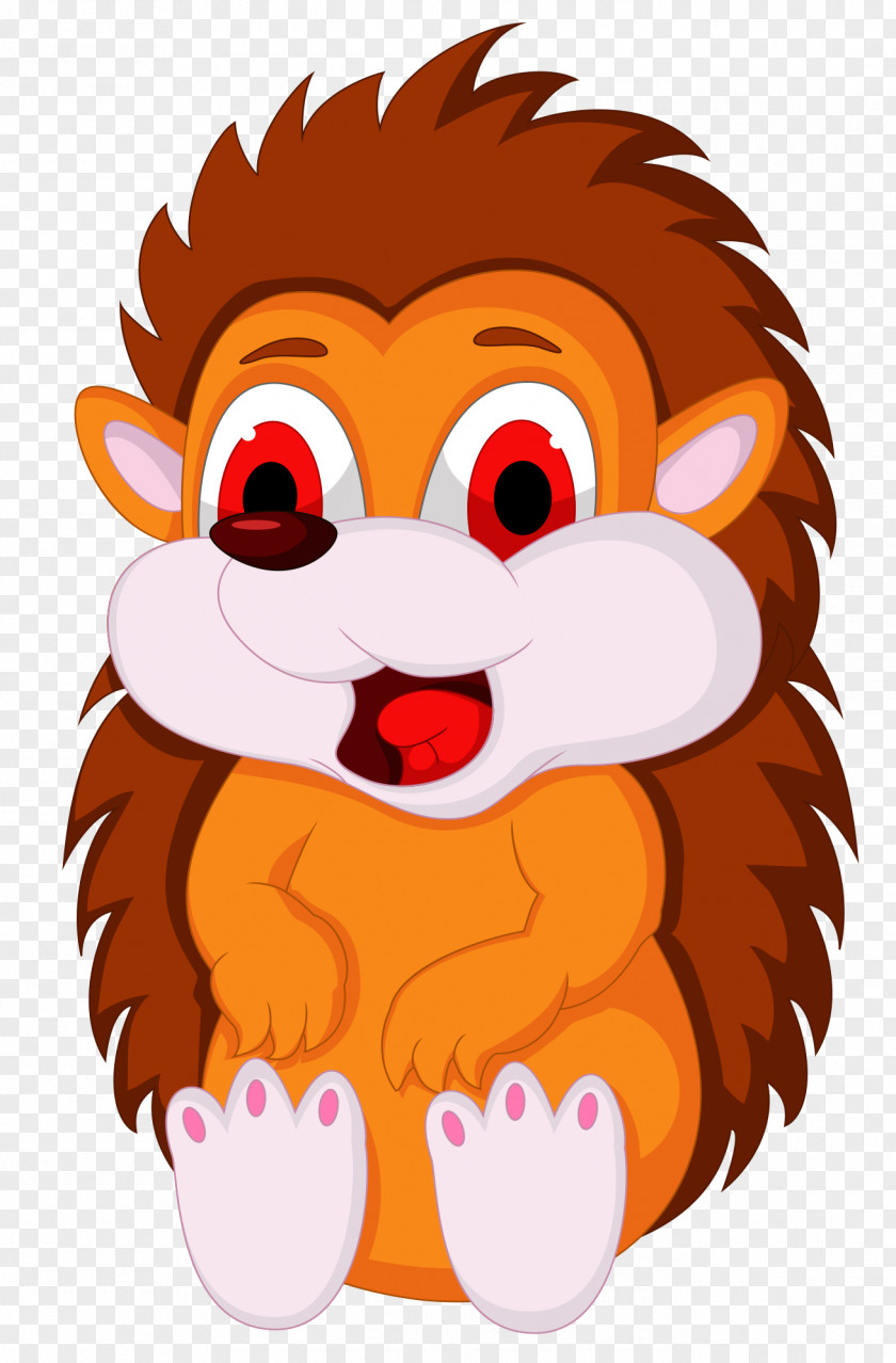 Cartoon Hedgehog Clip Art PNG