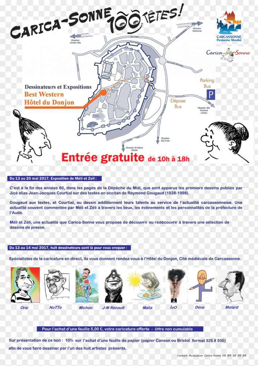 Imprimerie Caricature Portrait Work Of Art Carcassonne Venez-y-voir PNG