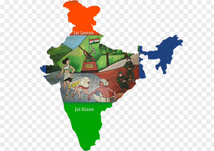 India Map Silhouette PNG