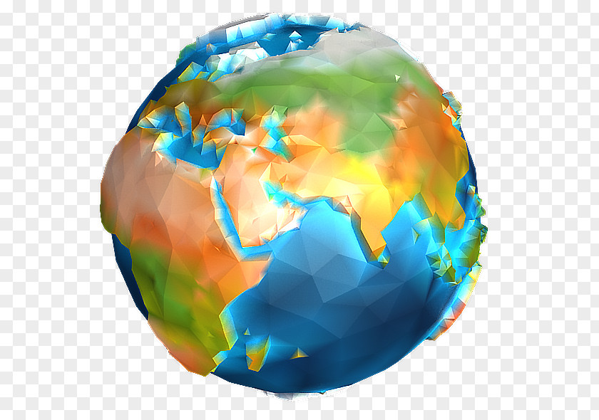 Low Poly Earth Android Rendering Geography PNG
