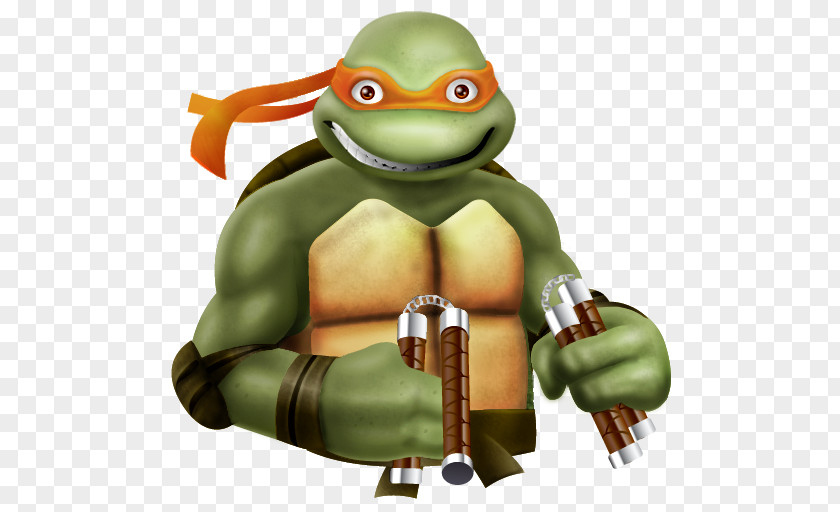 Michelangelo Reptile Toy Tortoise Vertebrate Frog PNG
