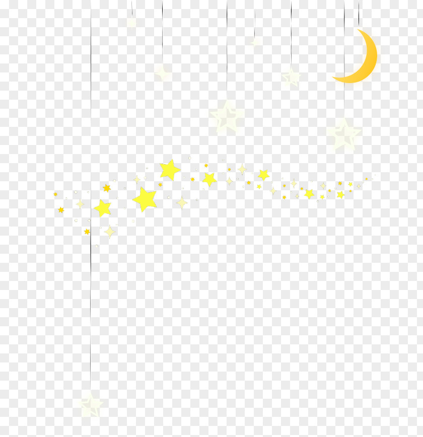 Moon And Stars Area Angle Pattern PNG