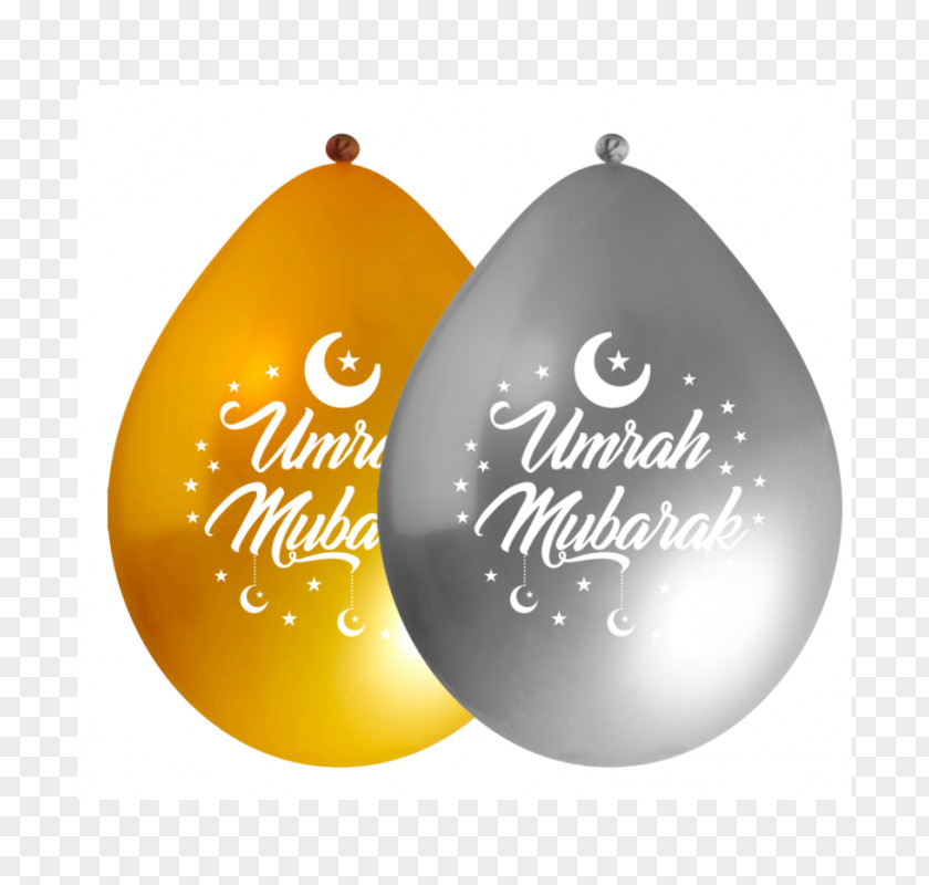 Silver Eid Mubarak Umrah Toy Balloon Al-Fitr Al-Adha PNG