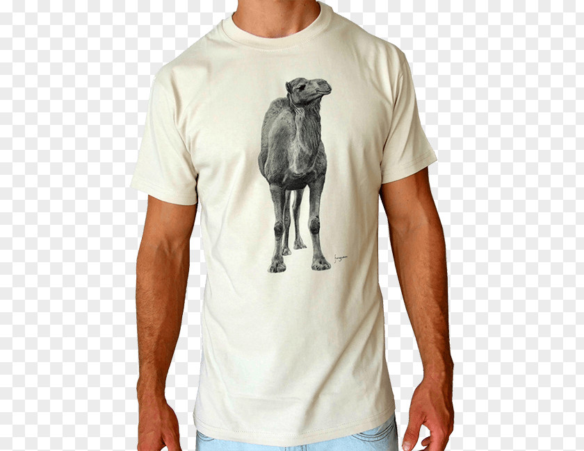 T-shirt Sleeve Polo Shirt Camel PNG