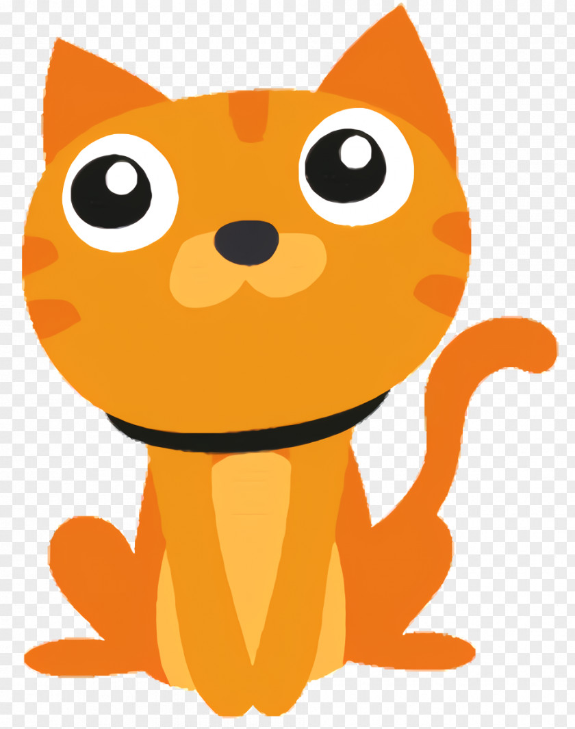 Whiskers Tail Kitten Cartoon PNG