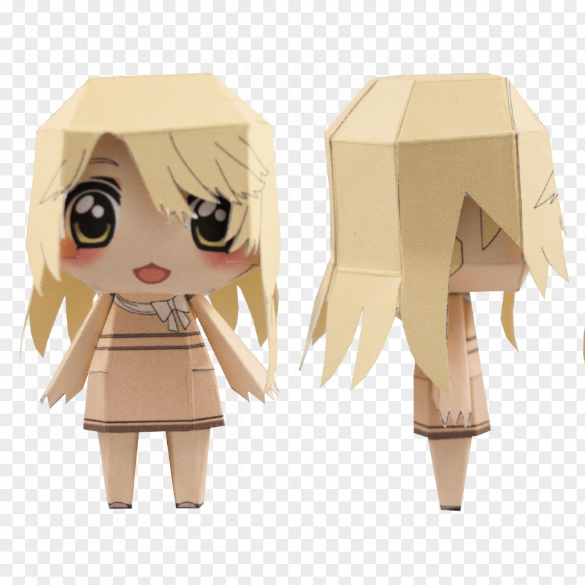 Paper Craft Mystic Messenger Doll Model PNG