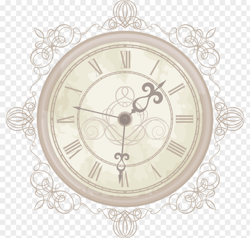 Retro Clock Clip Art PNG