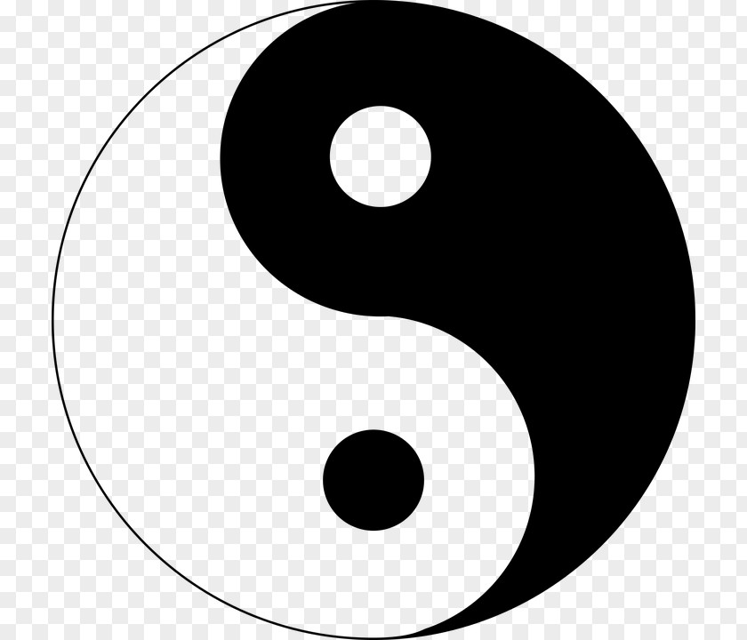 Symbol Yin And Yang Taoism Clip Art PNG