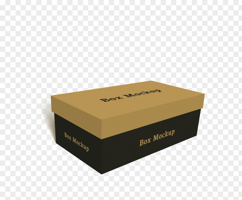 Vector Gray Shoes Box Sample Pattern Stereo Paper Packaging And Labeling Shoe PNG