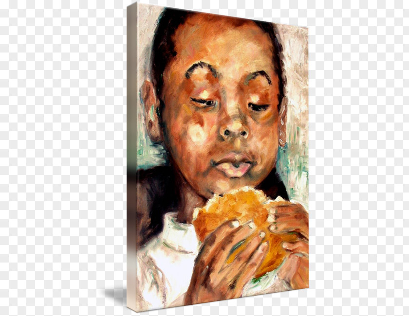 Watercolor Burger Painting Veggie Gallery Wrap Oil PNG