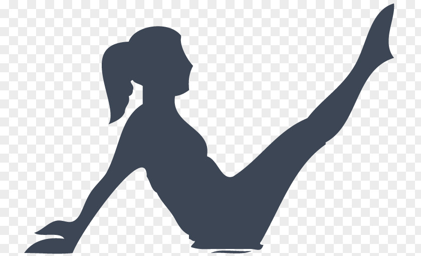 Art Pilates Silhouette Finger Physical Fitness Hip PNG