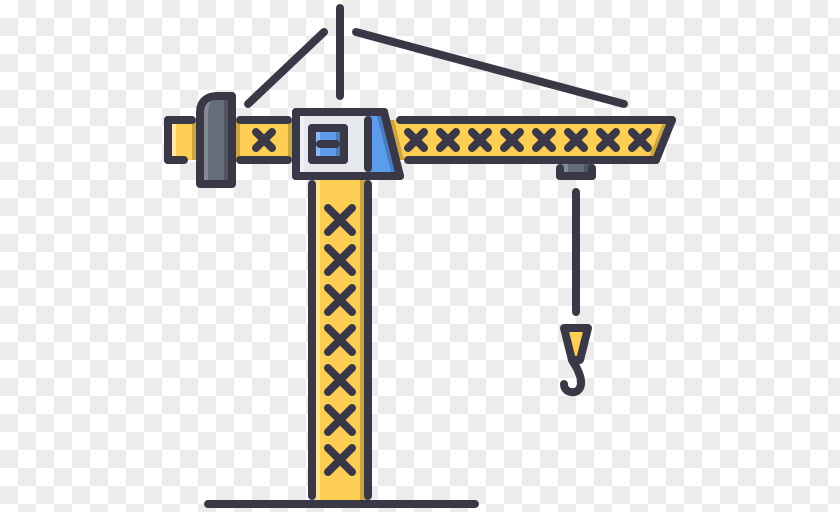 Building Architectural Engineering Heavy Machinery Crane Tool PNG