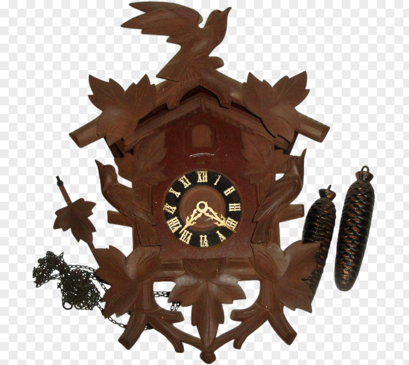 Clock Cuckoo Black Forest Clocks Triberg Im Schwarzwald Antique PNG
