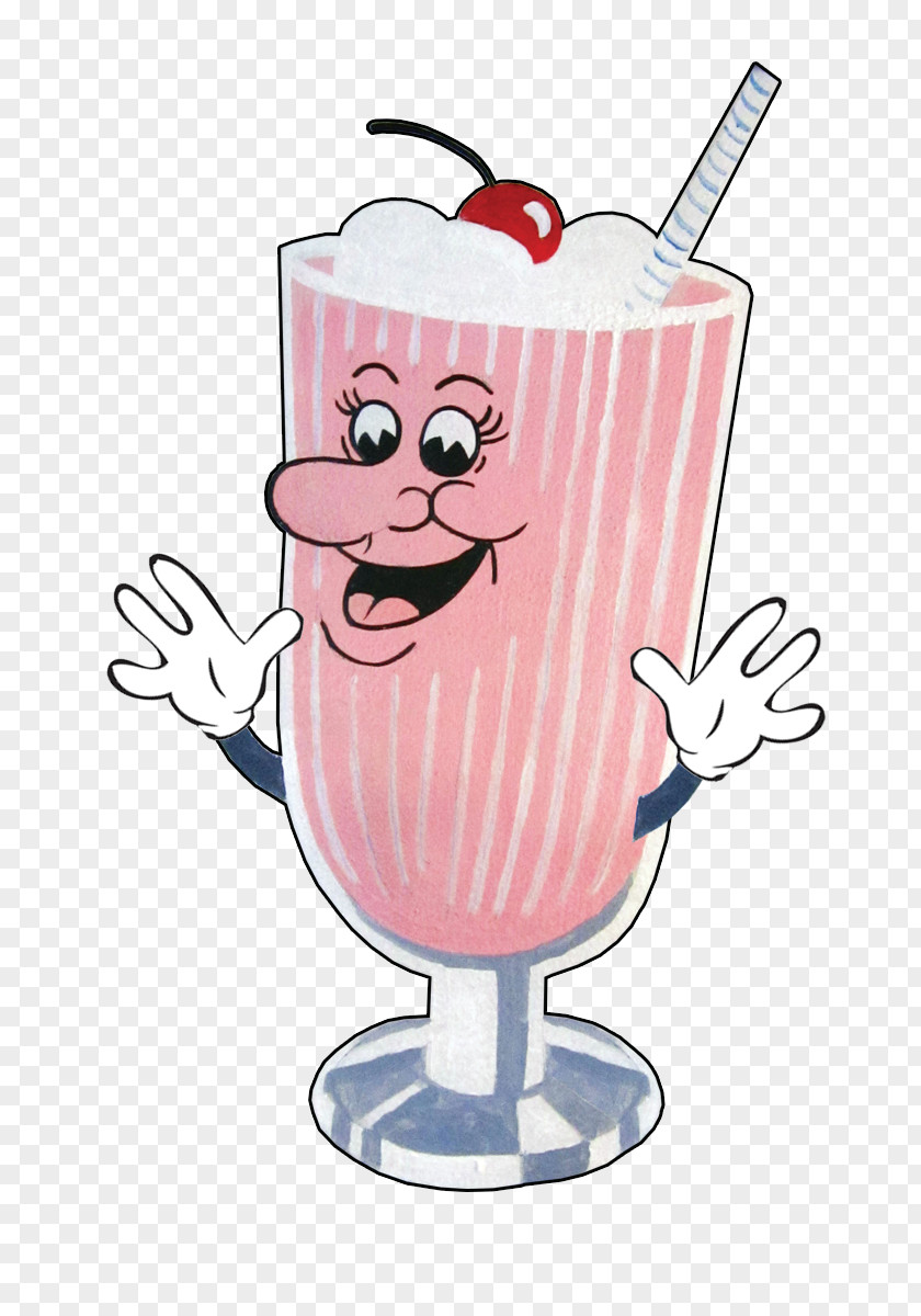 Milkshake Character Clip Art PNG