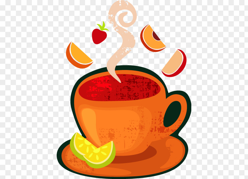 Cartoon Juice Coffee Cup Tea Clip Art PNG