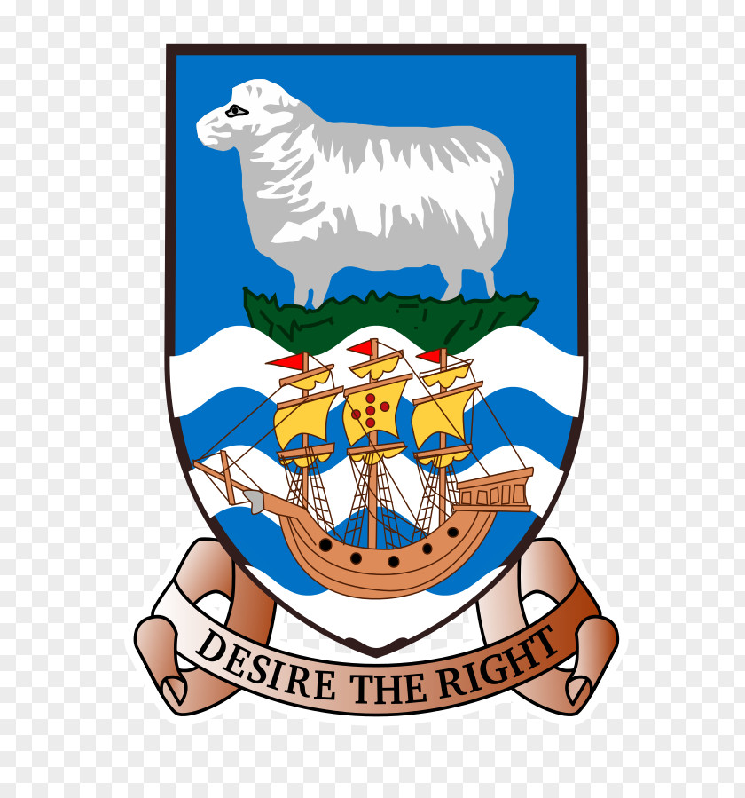 Flag Coat Of Arms The Falkland Islands British Overseas Territories PNG
