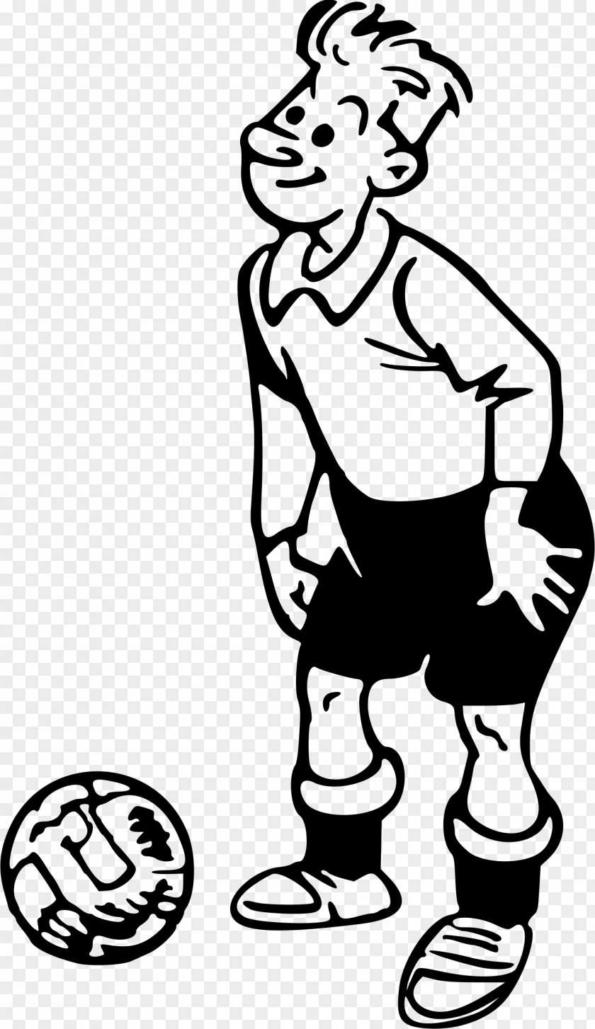 Soccer Player Line Art Diagram Clip PNG