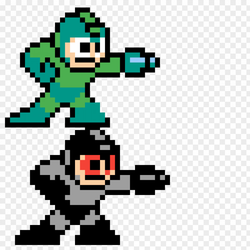 Sprite Pixel Art Video Games Minecraft Mega Man 2 PNG