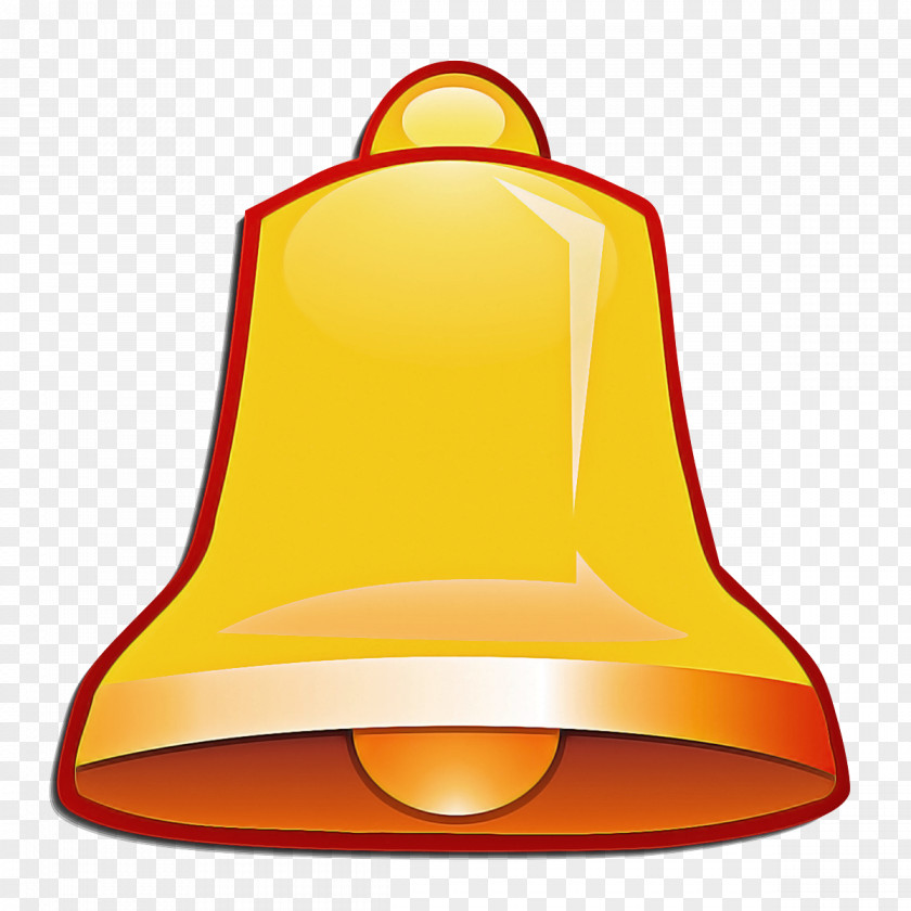 Bell Cone Yellow Handbell Ghanta PNG