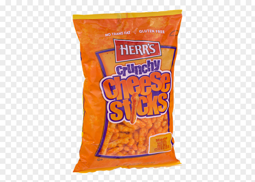 Cheese Sticks Potato Chip Herr's Crunchy Vegetarian Cuisine Salt Snacks PNG