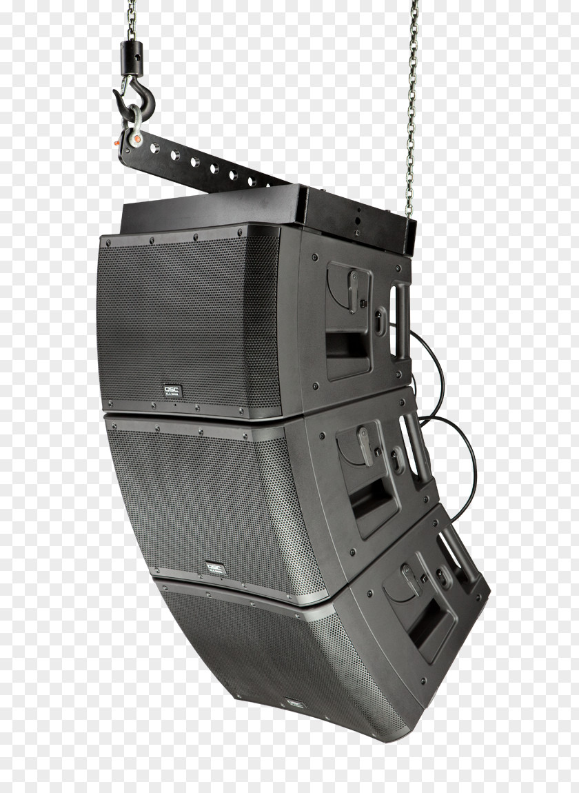 Contour Line QSC Audio Products Array Loudspeaker Subwoofer PNG