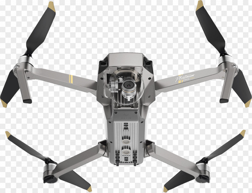 Drones Mavic DJI Pro Platinum Unmanned Aerial Vehicle Quadcopter PNG