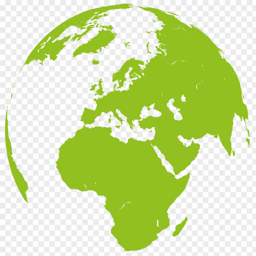 Globe World Map Black And White Clip Art PNG
