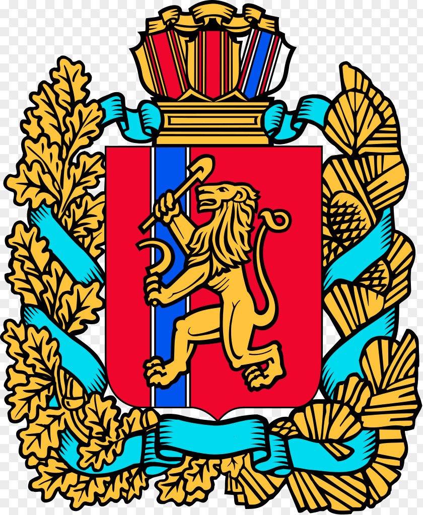 Krasnoyarsk Coat Of Arms Krais Russia Federal Subjects PNG