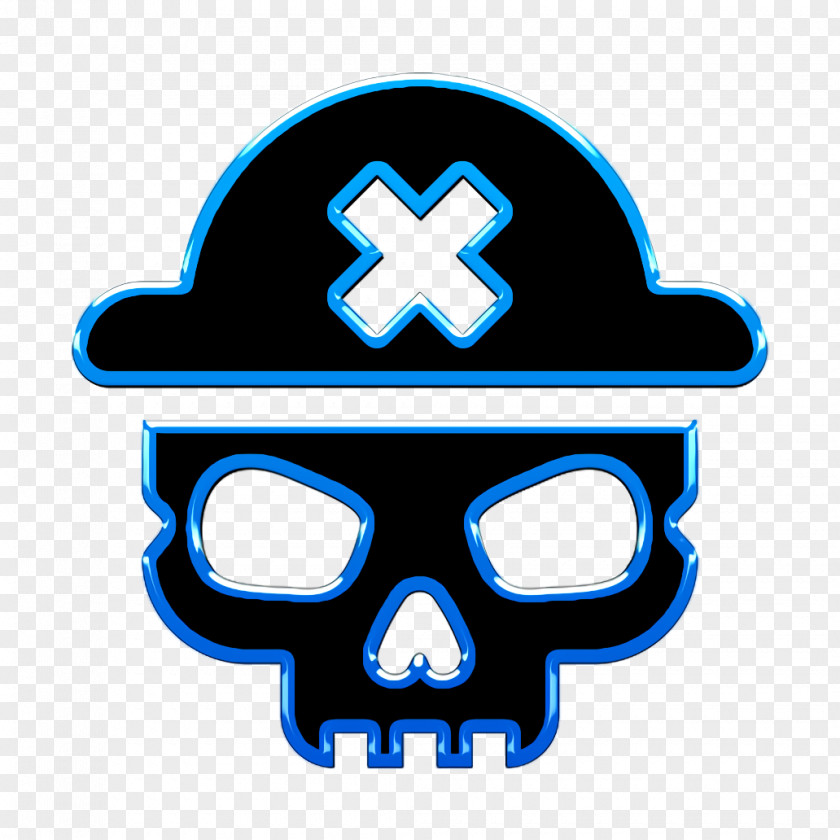 Logo Bone Halloween Icon Pirate Roger PNG