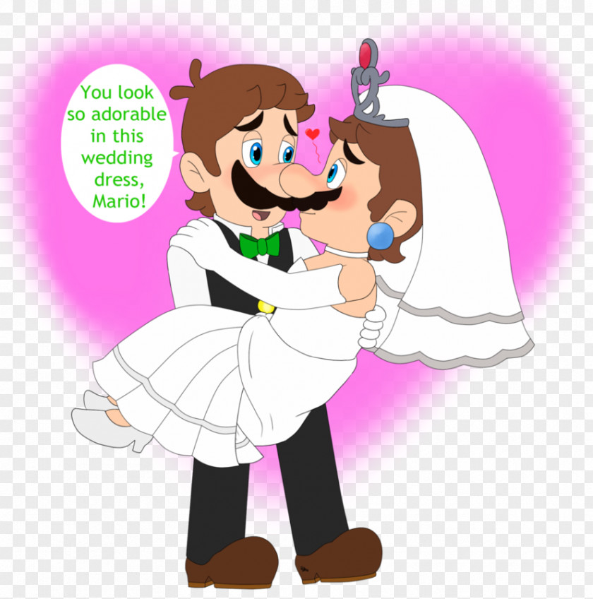 Luigi Super Mario Odyssey Bros. Wedding Dress PNG