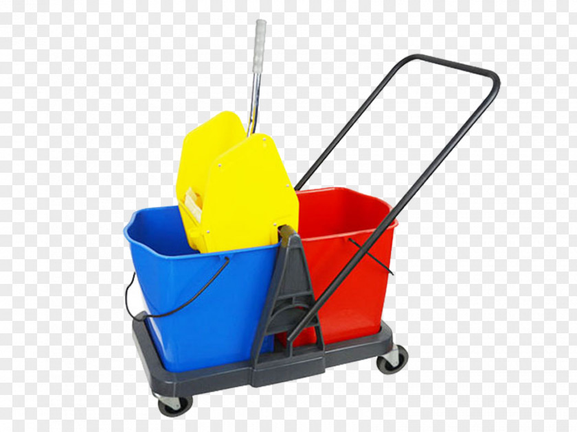 Trolley Mop Cleanliness Squeegee Bucket Cleaning PNG