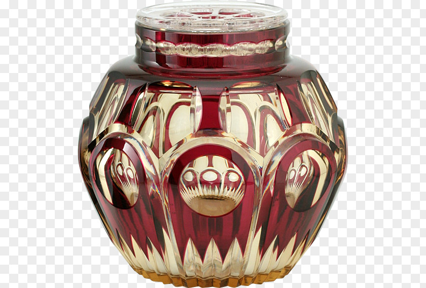 Vase Val Saint Lambert Lead Glass Crystal PNG