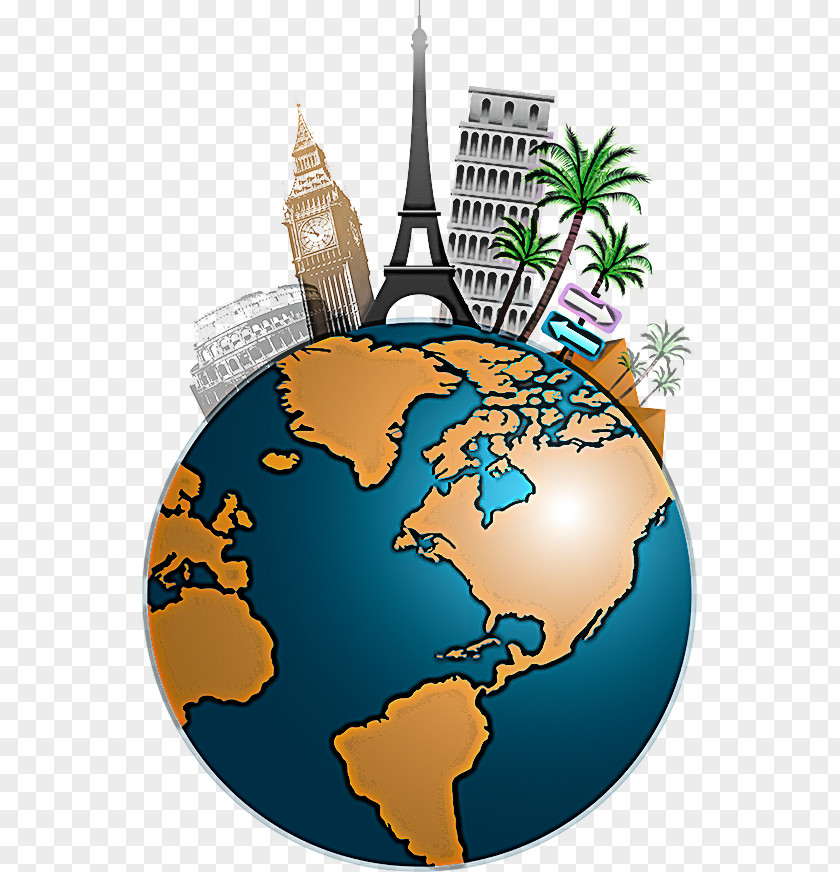 World Globe Earth Tree Interior Design PNG