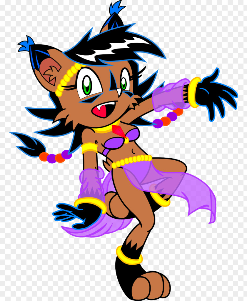 Lynx Belly Dance Art PNG