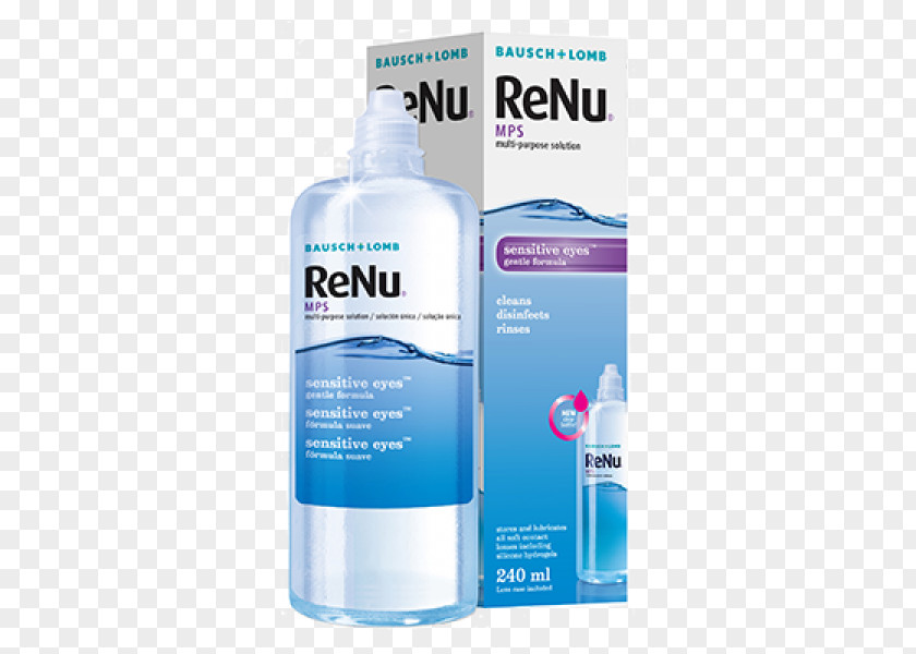 Multi Purpose Bausch & Lomb ReNu MPS Contact Lenses + PNG