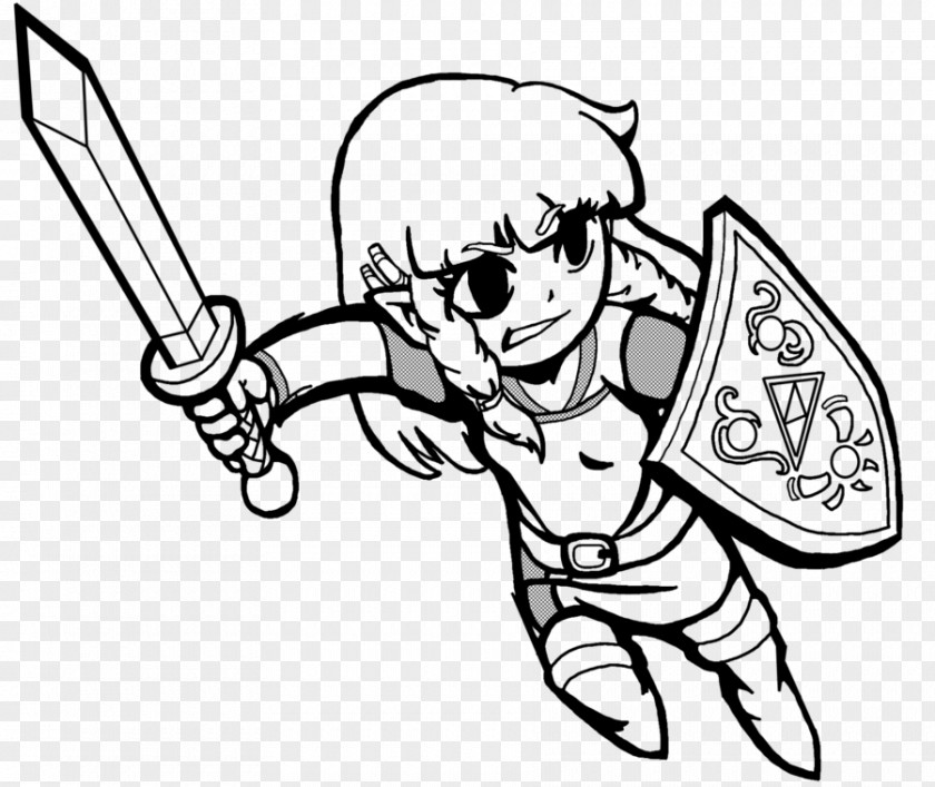 Nintendo The Legend Of Zelda: Phantom Hourglass Skyward Sword World Ends With You Line Art DS PNG