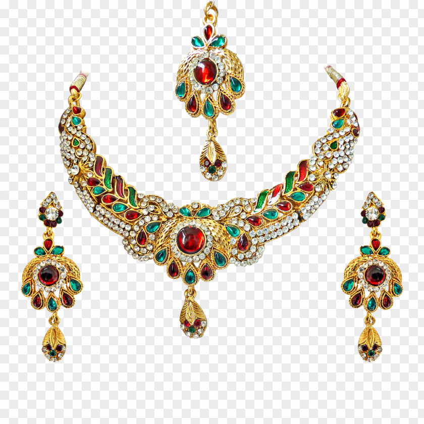 Necklace Earring Jewellery Costume Jewelry Gemstone PNG