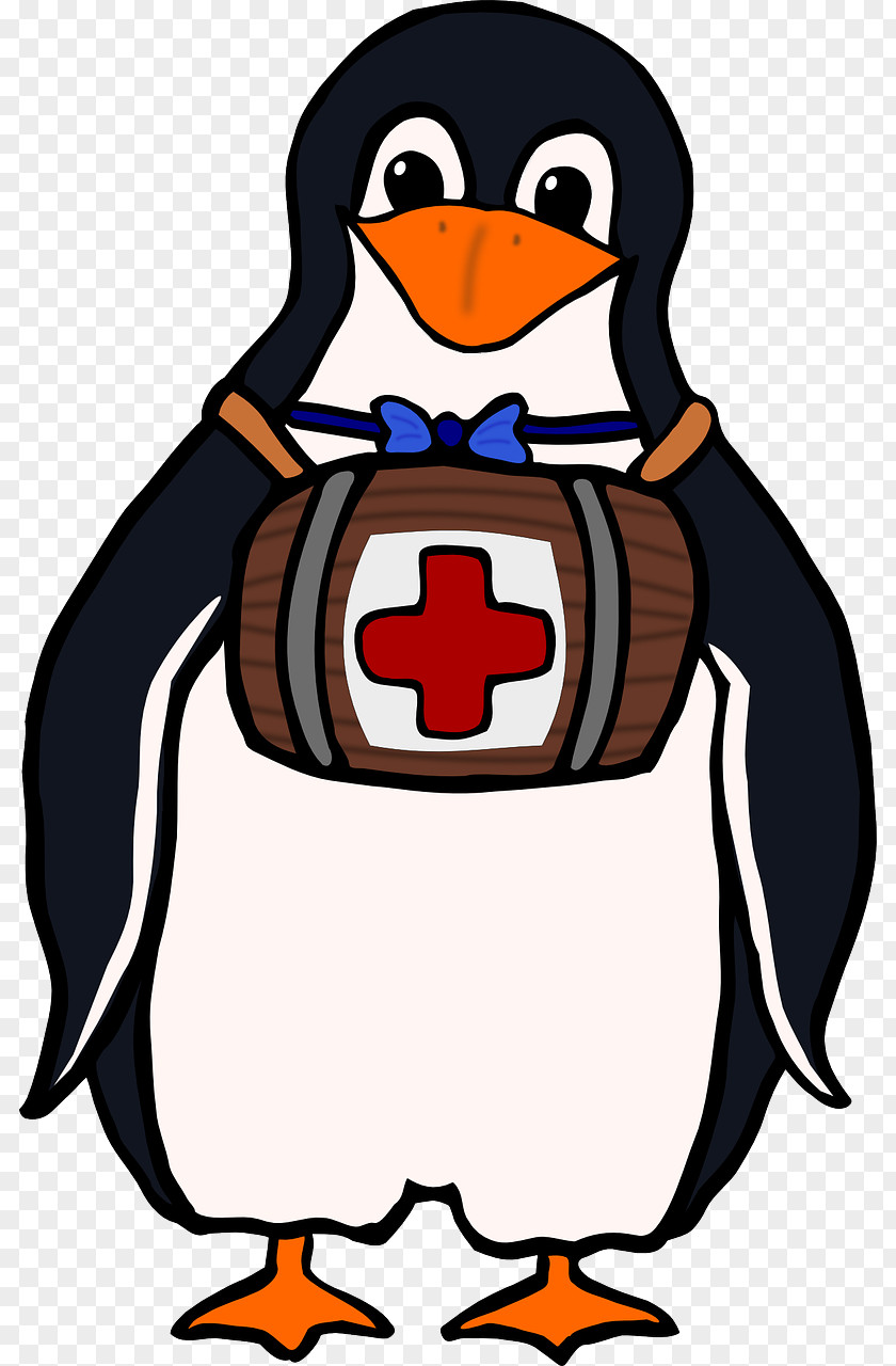 Penguins Doctors Basic First Aid American Red Cross Clip Art PNG