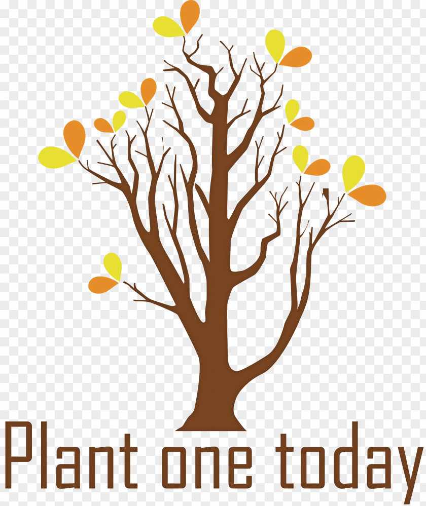 Plant One Today Arbor Day PNG