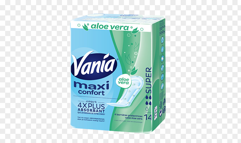 Aloe Vera Drawing Sanitary Napkin Towel Vania Maxi Comfort Normaal 18 Stuks Always PNG