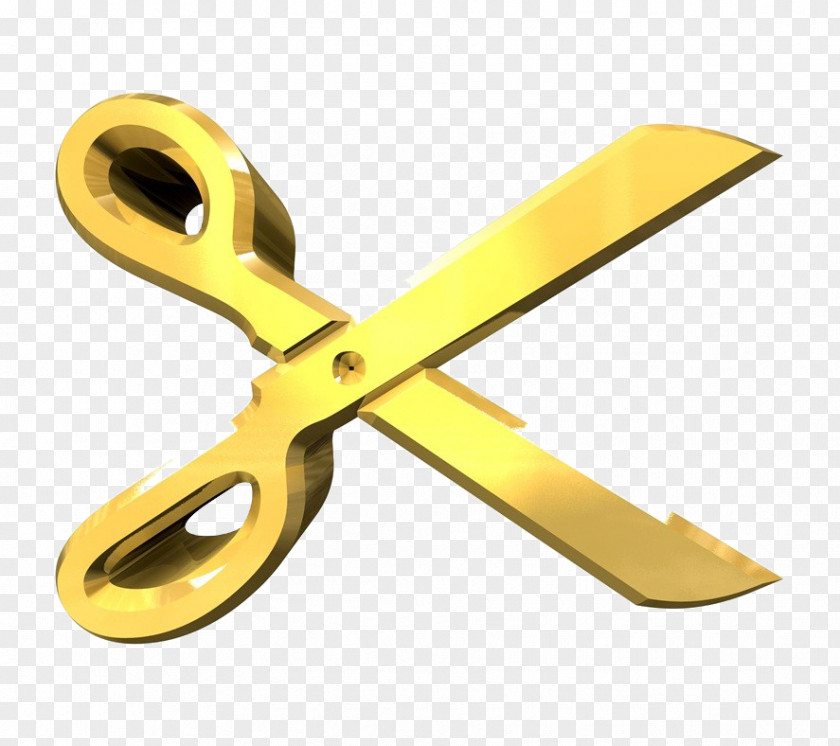 Golden Scissors Stock Photography Royalty-free Clip Art PNG