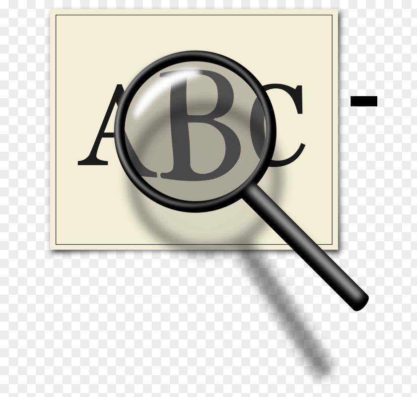 Magnifying Glass Letter Alphabet PNG