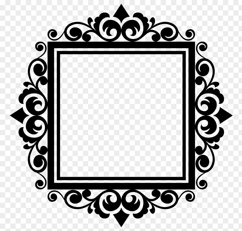 Picture Frames Monogram Art PNG